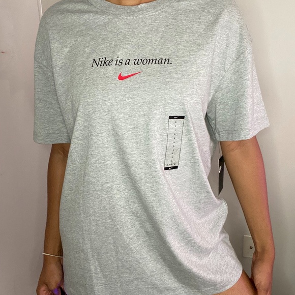 nike is a woman t shirt